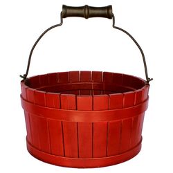 Cranston Wash Bucket in Red