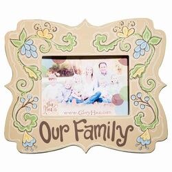 Our Family Picture Frame in Beige