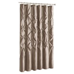 Laurel Shower Curtain in Mushroom