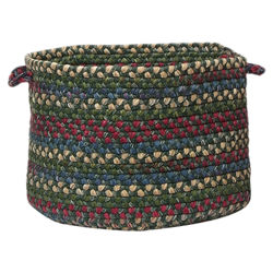 Midnight Braided Utility Basket in Deep Forest Midnight Braided Utility Basket in Deep Forest