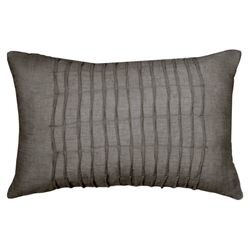 Lake Como Cotton Blend Oblong Pillow in Gray (Set of 2)