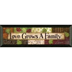 Annie Lapoint Love Grows Framed Wall Art