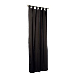 Weathermate Curtain Panel in Black (Set of 2)