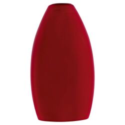Open Box Price Oval-Shaped Case Red Glass Shade