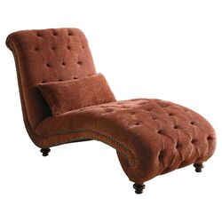 Samantha Chaise Lounge in Chenille