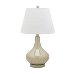 Amy Gourd Table Lamp in Light Gray (Set of 2)