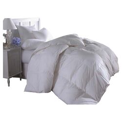 Lyocell Fill Hungarian Goose Down Comforter in White