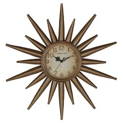 Retrostar Wall Clock in Tan