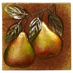Pear Metal Wall Plaque