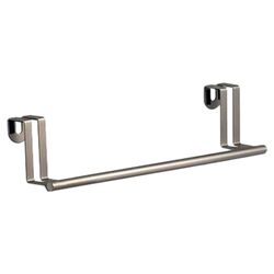 Over the Cabinet Towel Bar in Silver