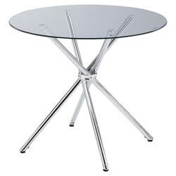 Café 305 Dining Table in Stainless Steel