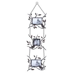 Bird Metal Wall Picture Frame in Black