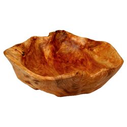 Rootworks Extra Large Flat Cut Bowl in Natural