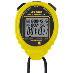 Multi-Mode 100 Memory Stopwatch in Yellow Multi-Mode 100 Memory Stopwatch in Yellow