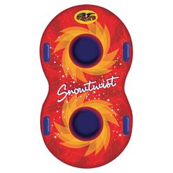 Snow Twist Inflatable Sled in Red