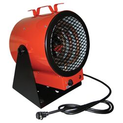 3,000 Watt Fan Forced Compact Space Heater in Red