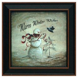 Warm Winter Wishes Framed Art
