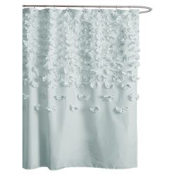 Lucia Shower Curtain in Blue