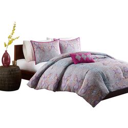 Keisha Comforter Set in Pink