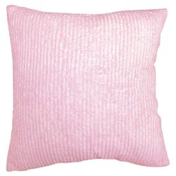 Chenille Reversible Decorative Pillow in Pink