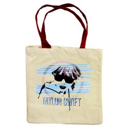 Taylor Swift Sunglass Taylor Tote Bag in Beige