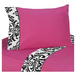 Isabella Sheet Set in Hot Pink
