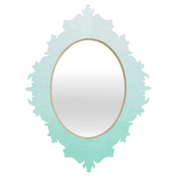 Social Proper Ombre Baroque Mirror in Mint