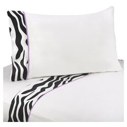 Zebra Sheet Set in Purple