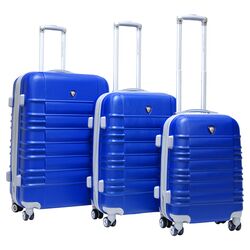 Vienna 3 Piece Luggage Set in Blue