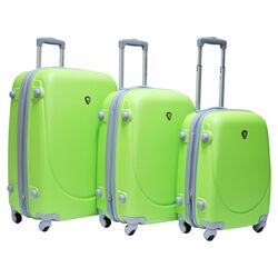 Valley 3 Piece Luggage Set in Green