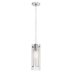 1 Light Pendant in Polished Chrome