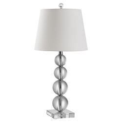 Millie Ball Table Lamp in Clear (Set of 2)