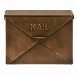 Tauba Mail Box in Copper