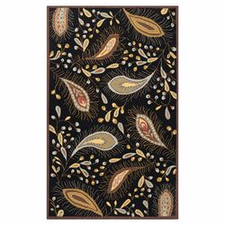 Brentwood Black & Brown 5' x 8' Rug