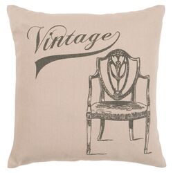 Vintage Chair Pillow in Wendge