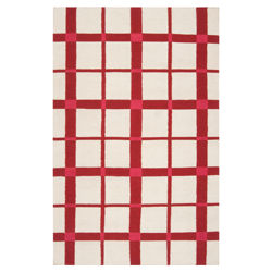 Happy Cottage Red Rug