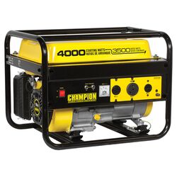 3,500 Watt Portable Generator in Black & Yellow I