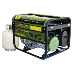 4,000 Watt Liquid Propane Generator in Black