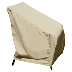 High Back Chair Winter Cover in Beige