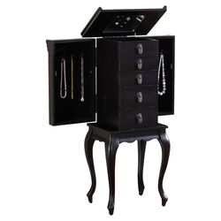 Nang Jewelry Armoire in Black