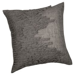 Lake Como Cotton Blend Decorative Pillow in Gray (Set of 2)