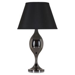 Eros Table Lamp in Black Nickel