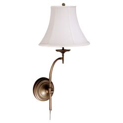 Josephine 1 Light Wall Sconce in Gold Cafe