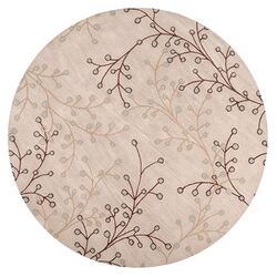 Athena Round Tan Rug