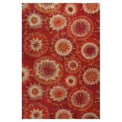 Allure Rust Starburst Rug