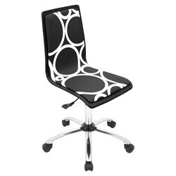 Circles Mid Back Office Chair in Black