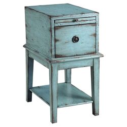 End Table in Blue