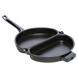 Non-Stick Omelette Pan & Lid in Black