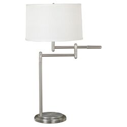 Mickey Table Lamp in Brushed Steel