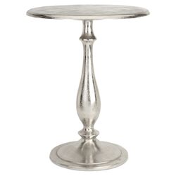 Radella End Table in Silver